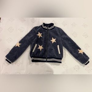 bella fare bomber jacket, size kids medium